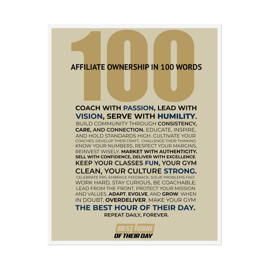 Affiliate Ownership in 100 Words