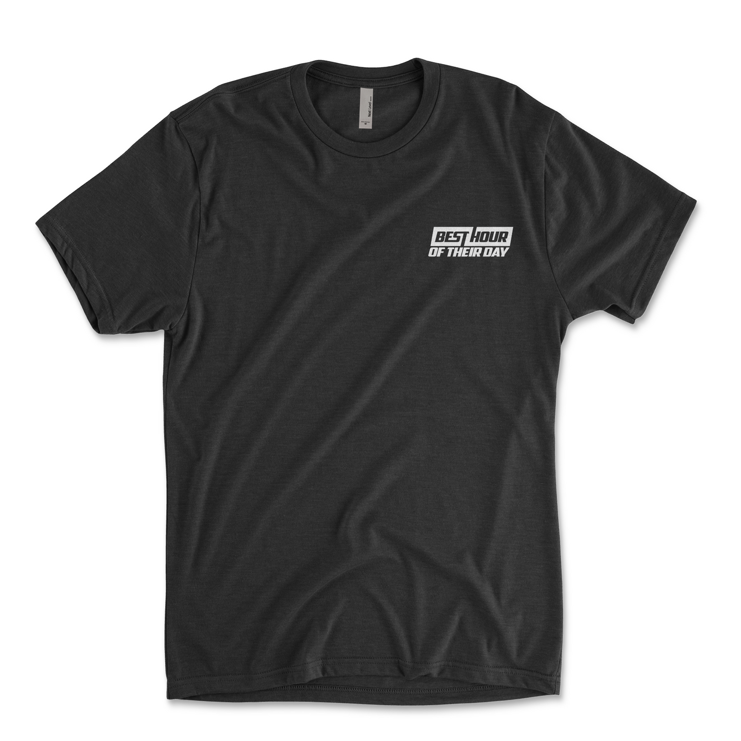 Best Hour Basic White Pocket Logo Tee