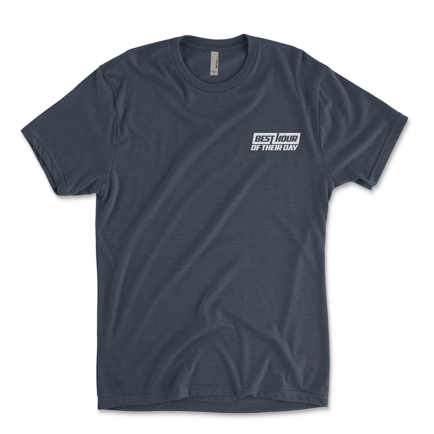 Best Hour Basic White Pocket Logo Tee