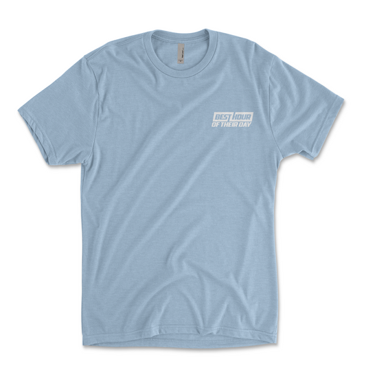 Best Hour Basic White Pocket Logo Tee