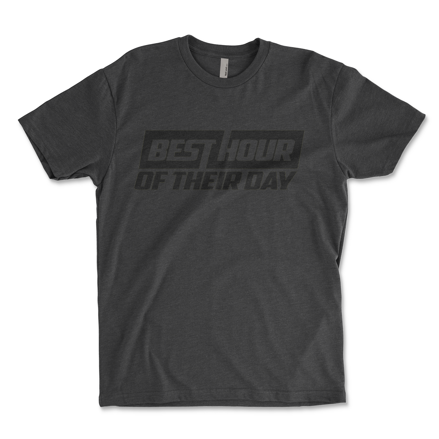Best Hour Basic Black Logo Tee