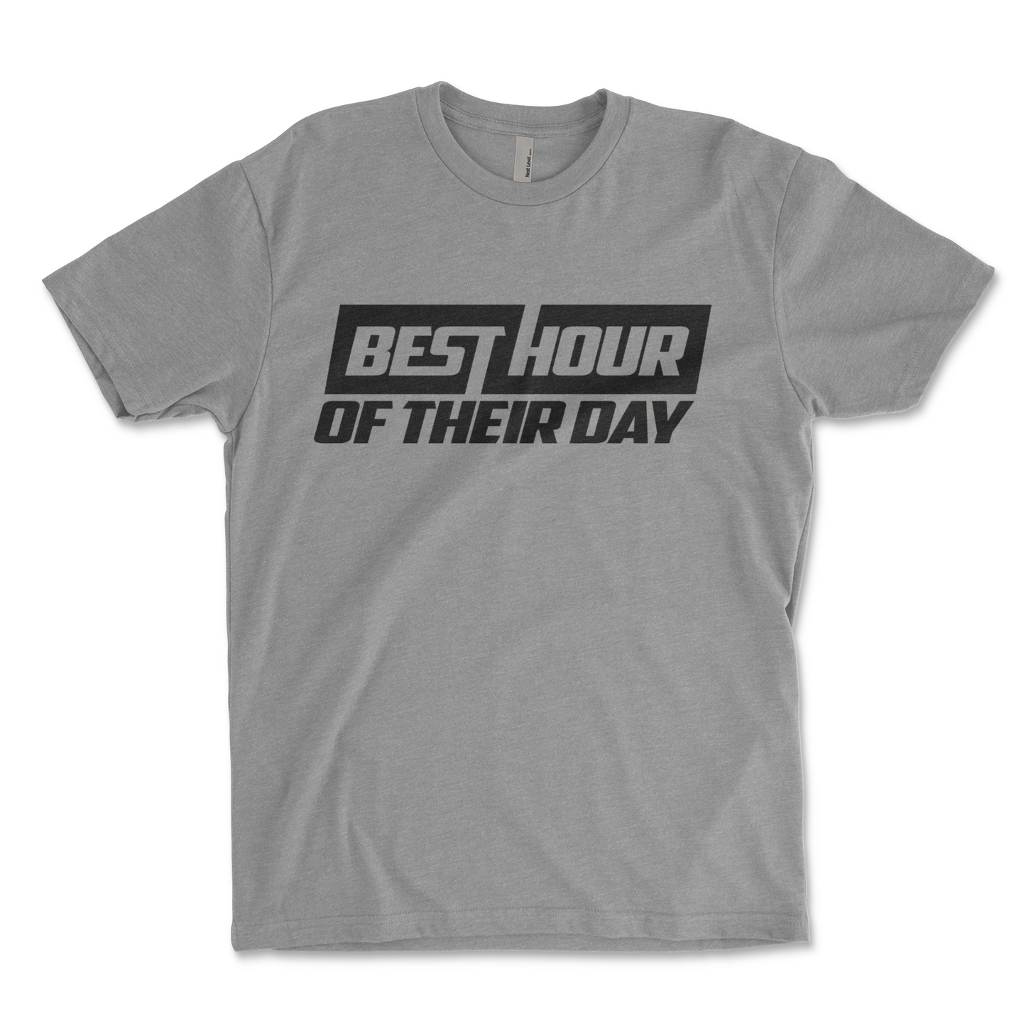 Best Hour Basic Black Logo Tee