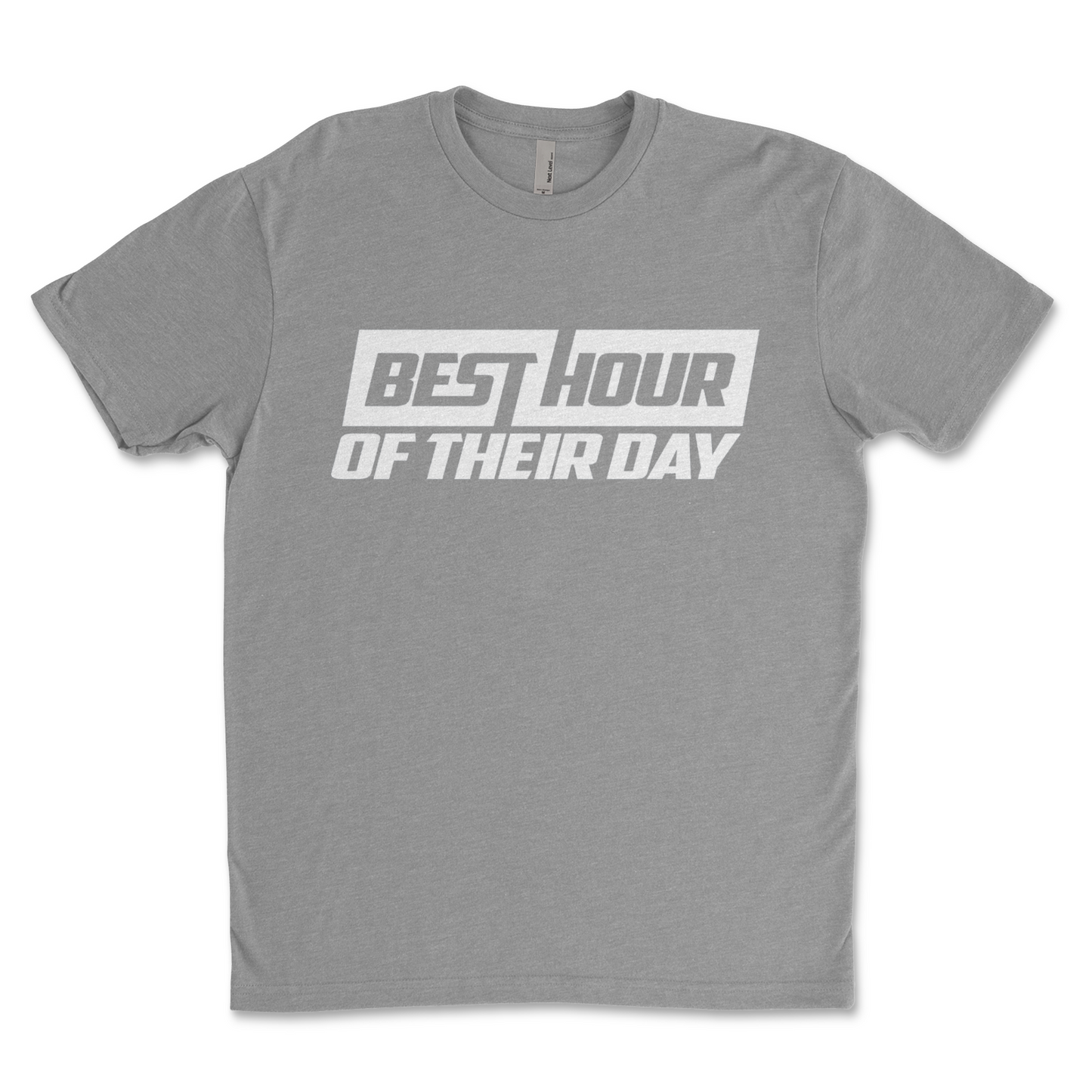 Best Hour Basic White Logo Tee