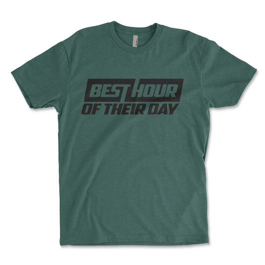 Best Hour Basic Black Logo Tee