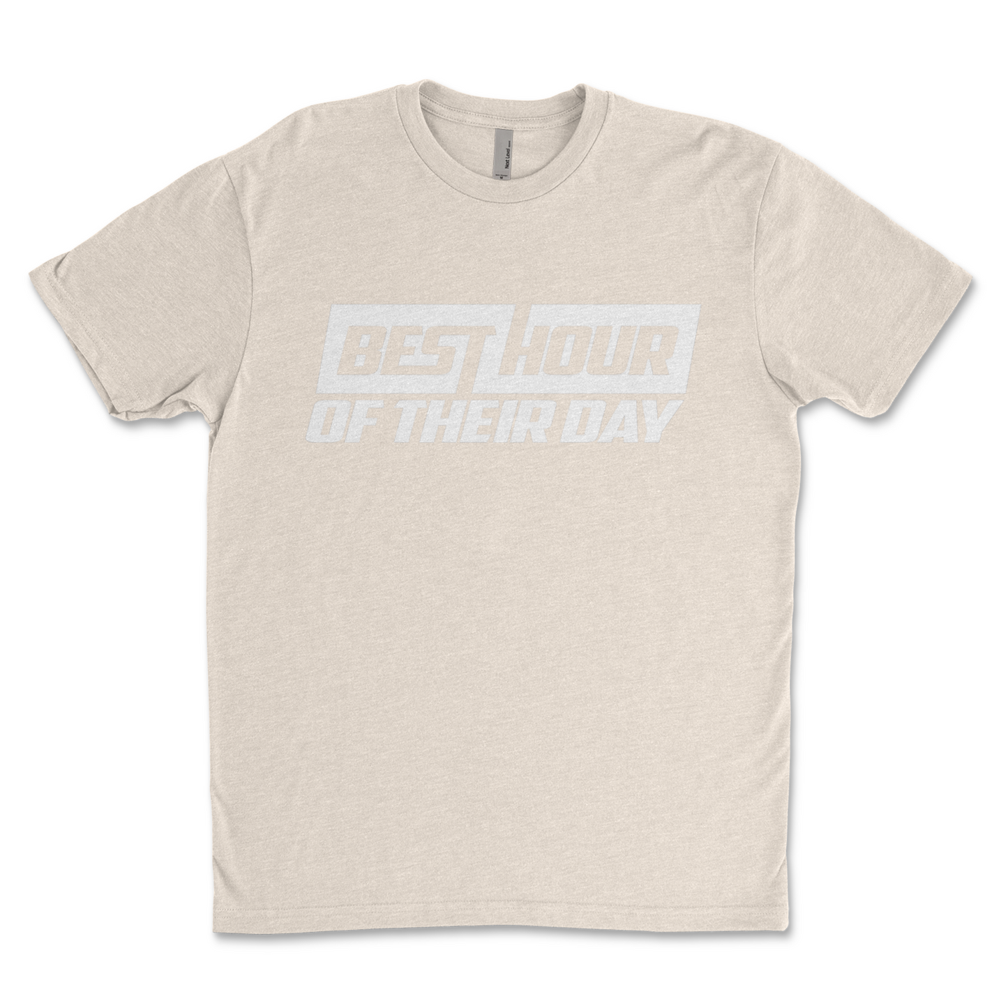 Best Hour Basic White Logo Tee