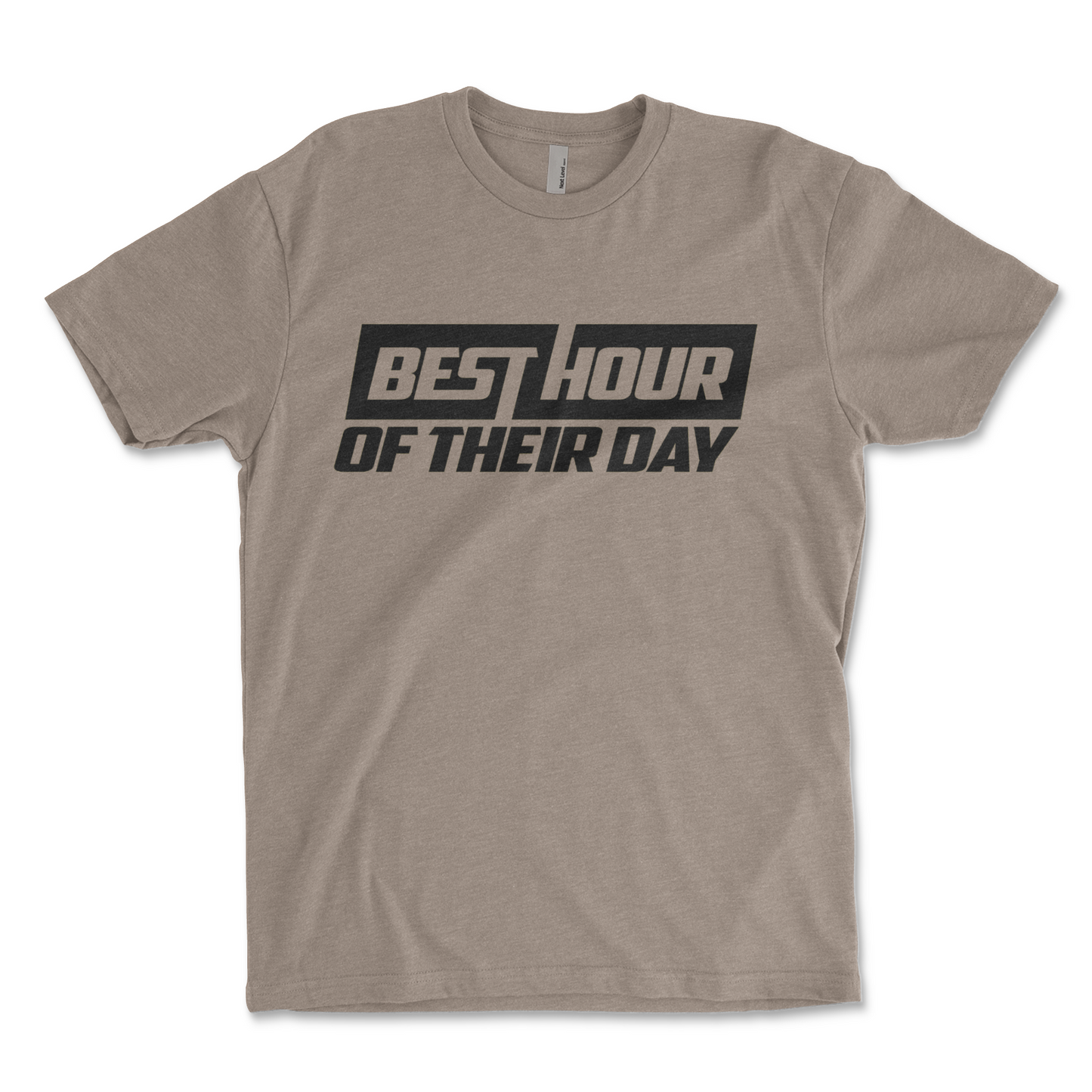 Best Hour Basic Black Logo Tee