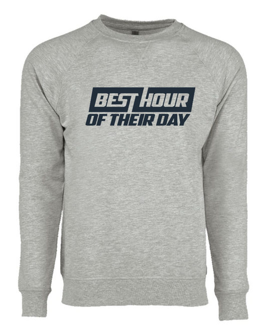 Best Hour Basic Lightweight Crewneck Sweatshirt