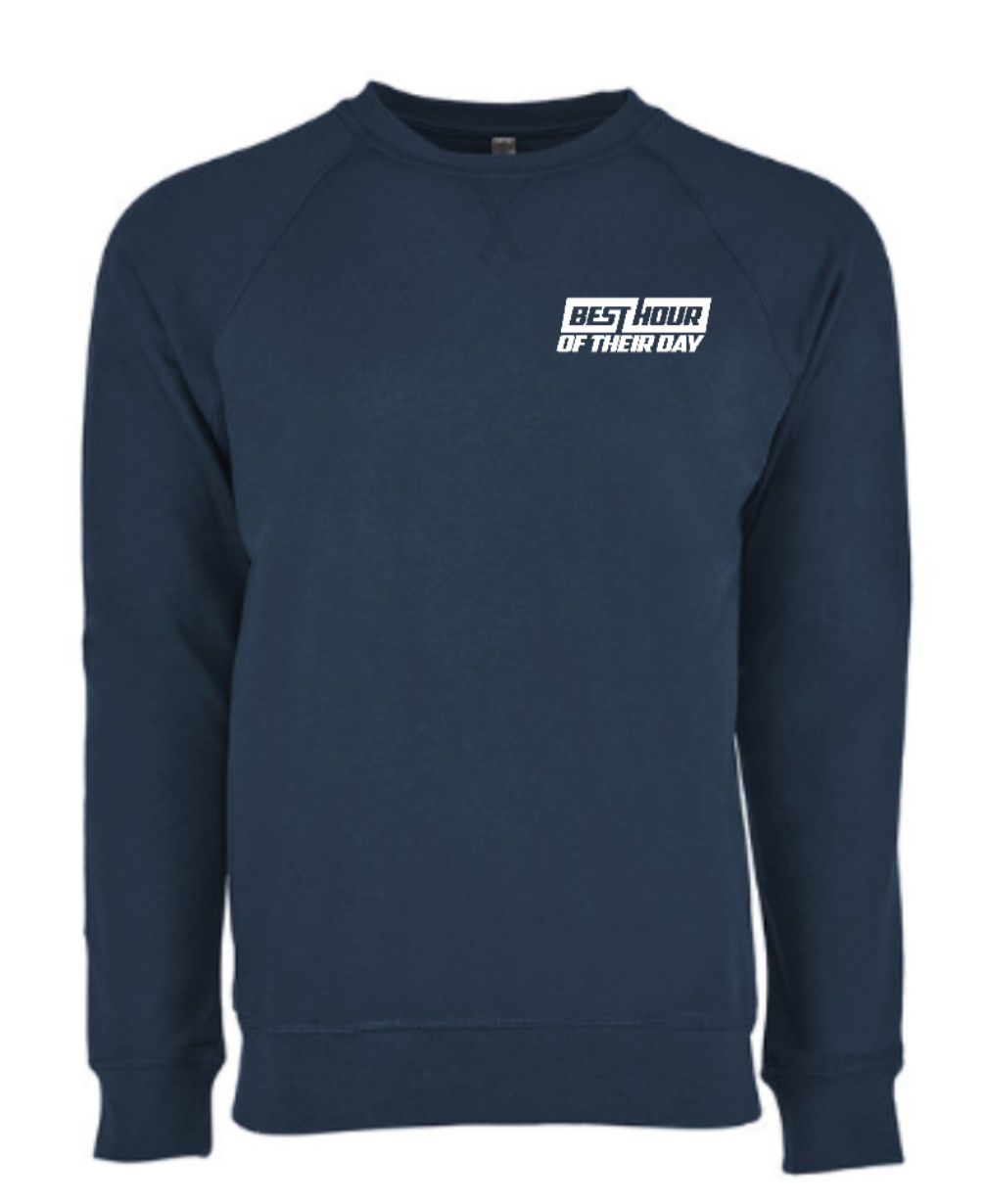 Best Hour Basic Lightweight Crewneck Sweatshirt