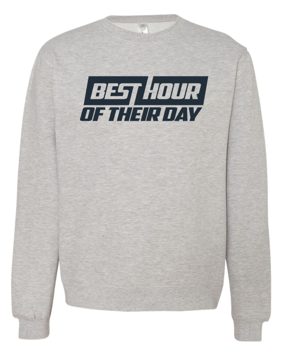 Best Hour Basic Midweight Crewneck Sweatshirt