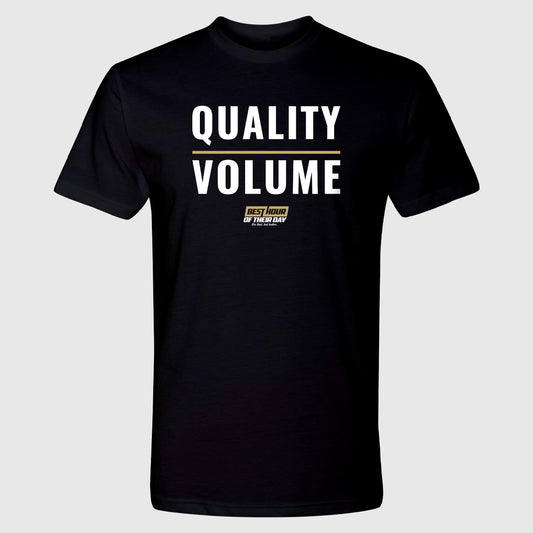 Quality Over Volume Basic Tee